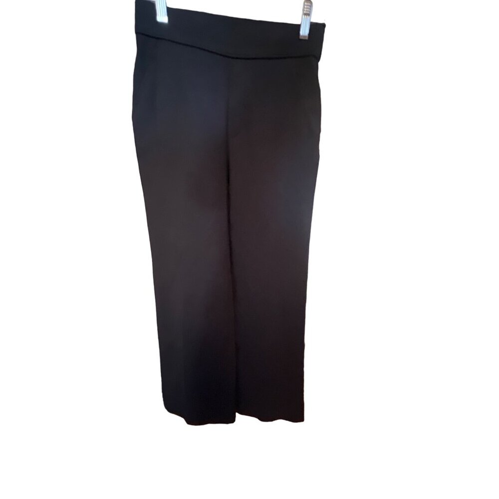 SPANX Black Wide‎ Leg Fully Lined Stretch Pants XS Women